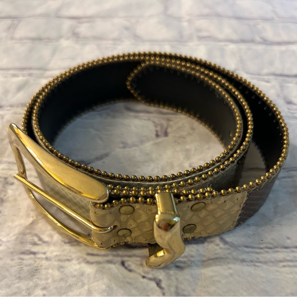 VINTAGE ELITE FRESNO CALIFORNIA WOMENS PATCHWORK STYLE BELT SIZE MEDIUM